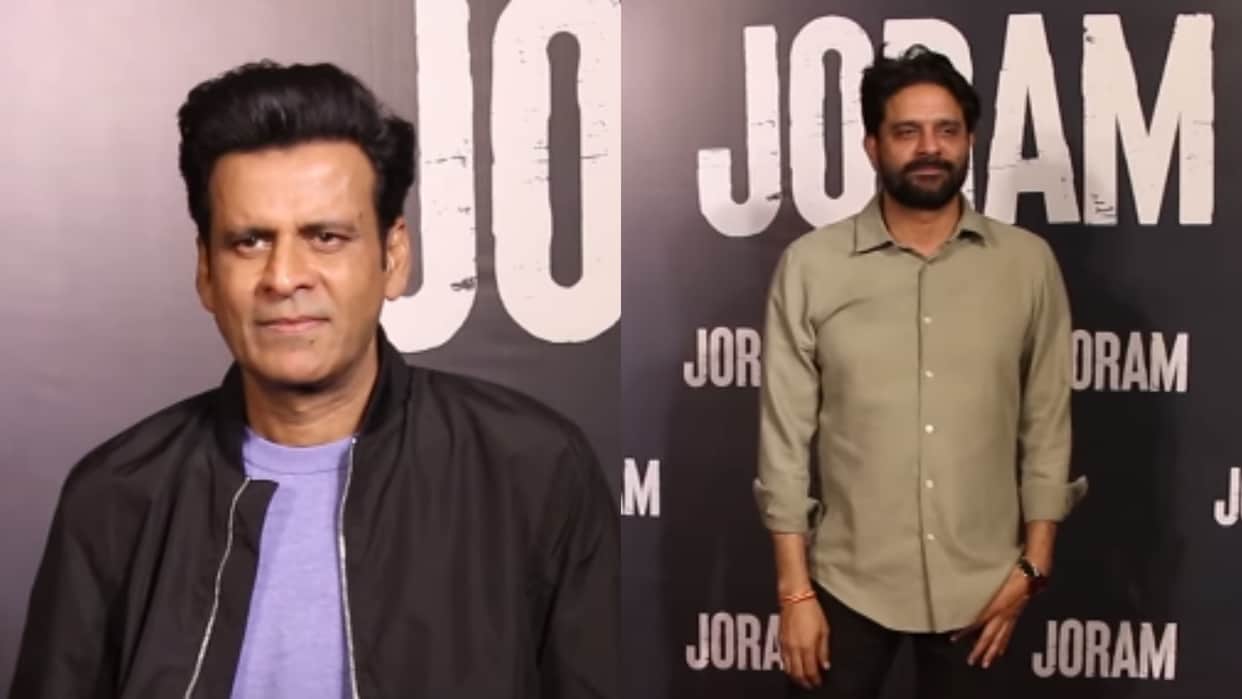 Joram Premiere Event Manoj Bajpayee Jaideep Ahlawat Sharib Hashmi Mukesh Chabbra Ella Arun Anupriya Goenka