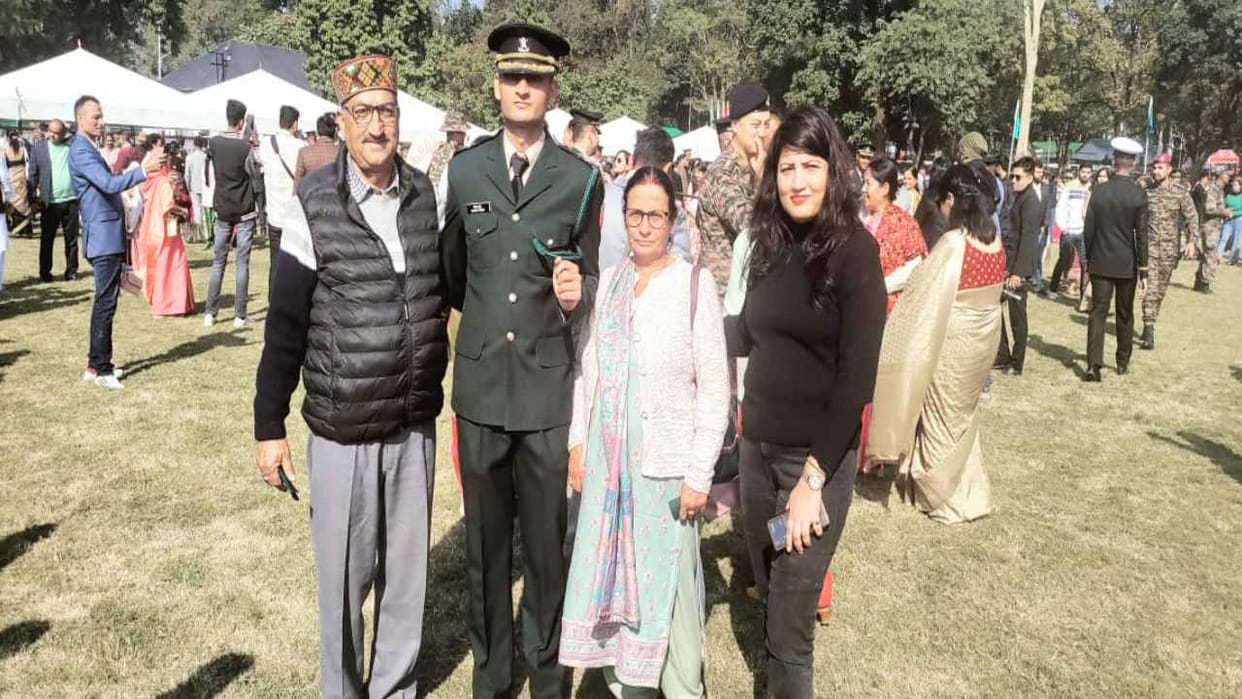 IMA POP 2023: Gaurav Thakur of Churah sub-division is a lieutenant in the Indian Army