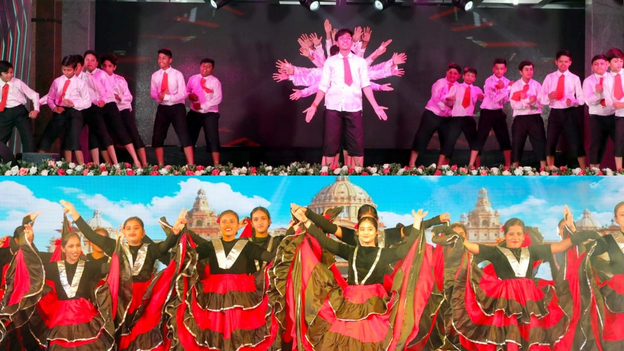 St. Paul Convent School Annual Day Glimpse of dances from many countries seen in Ujjain