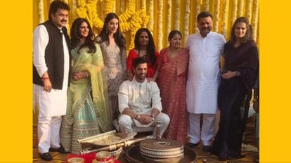 Rituals begin for the marriage of Adampur MLA Bhavya Bishnoi and IAS Pari Bishnoi