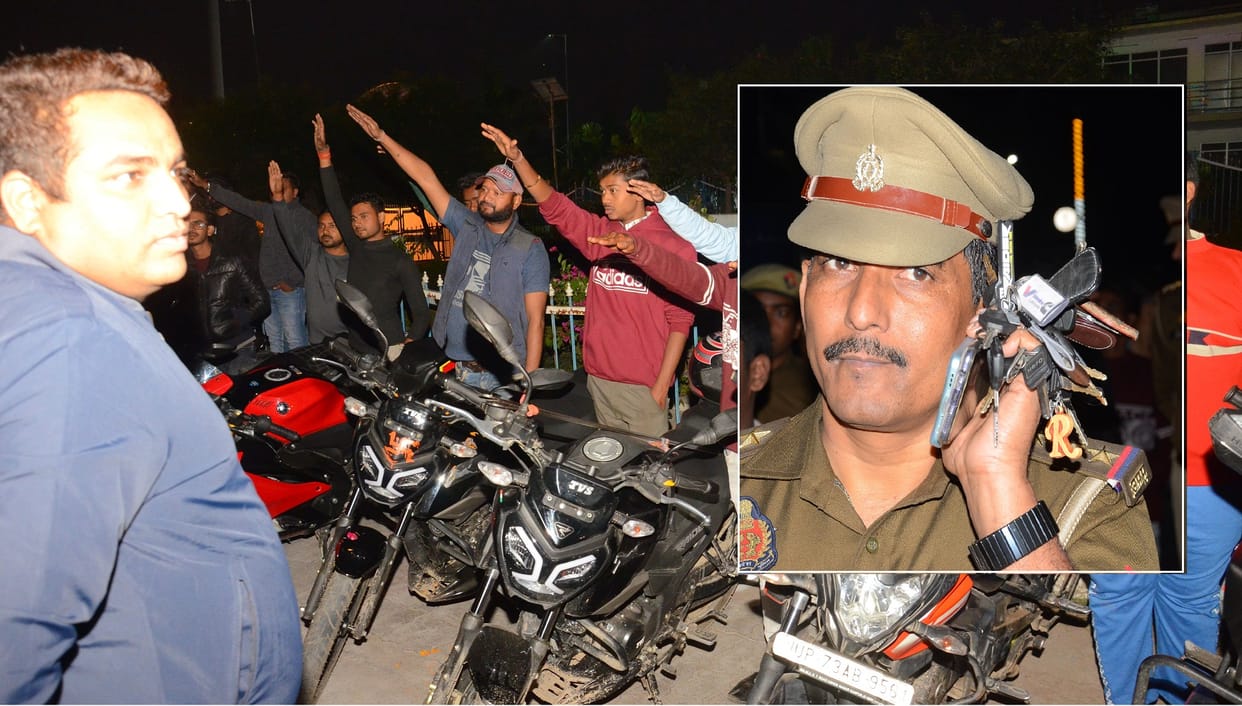 Kanpur Police campaign against stunt bikers, issued challan to 49 bikers, imposed  fine of Rs 1.25 lakh