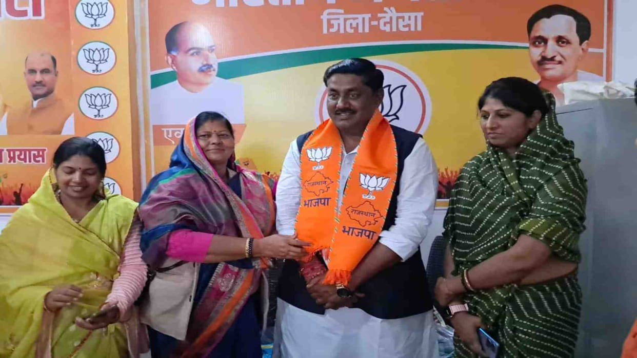 BJP MLA from Lalsot Assembly Ram Vilas Meena came into action mode
