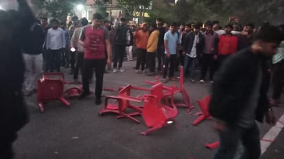 Students enraged over new date of semester examination in Shuats Prayagraj followed by vandalism and arson