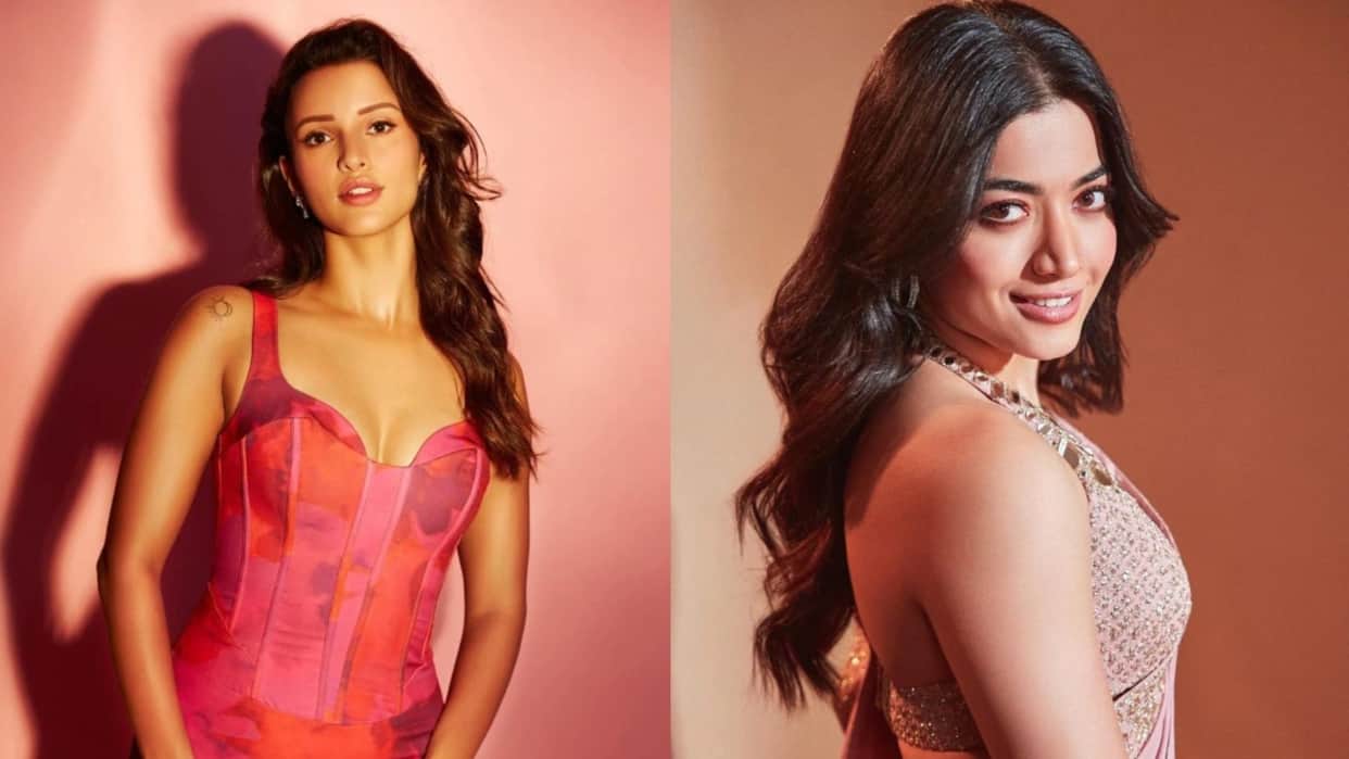 Triptii Dimri spoke about her equation with Animal Co-star Rashmika Mandanna Says she made Her feel Welcomed