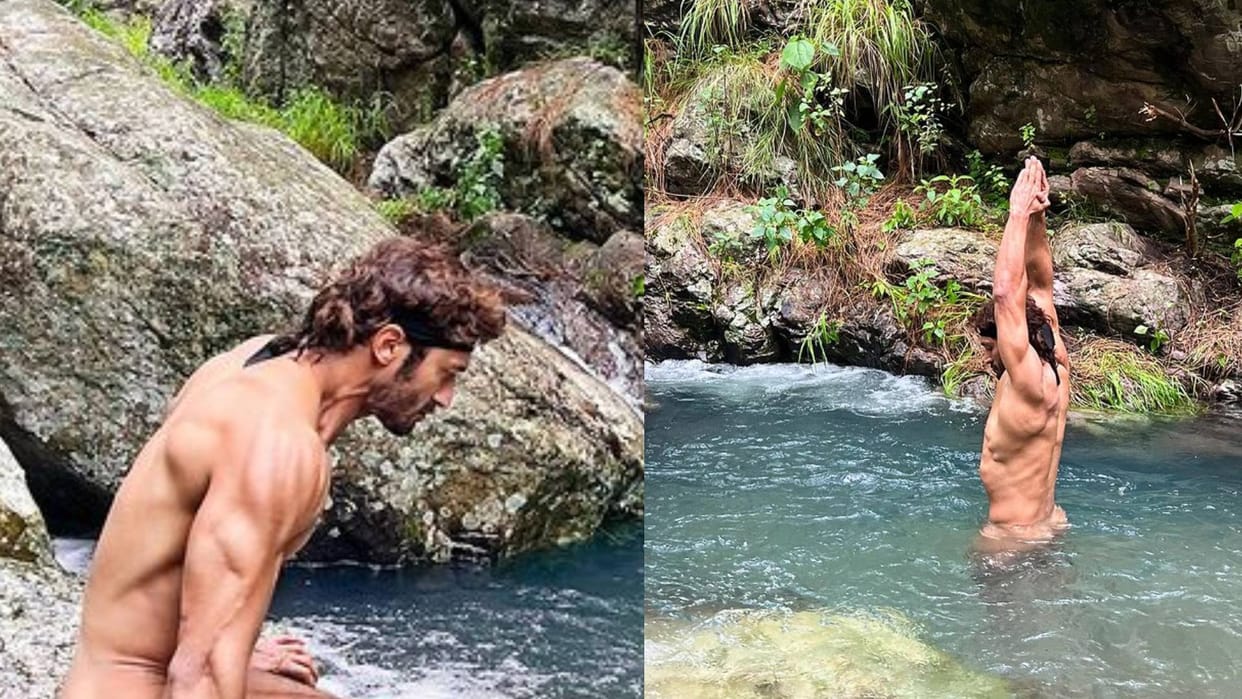 Crakk stars Vidyut Jammwal enjoying wilderness on his birthday he shares bold photos during Himalayan Retreat