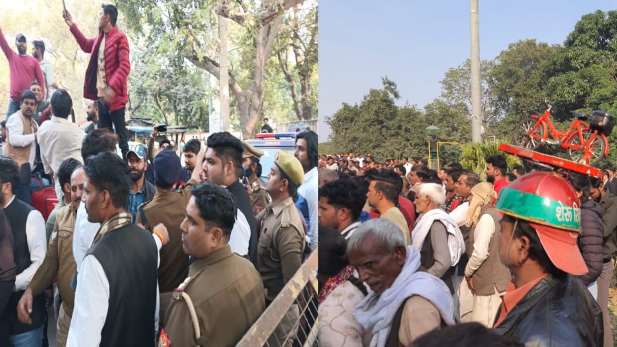 Nutima controversy: Tractor-trolleys going to Atul Pradhan Panchayat stopped, supporters rucks