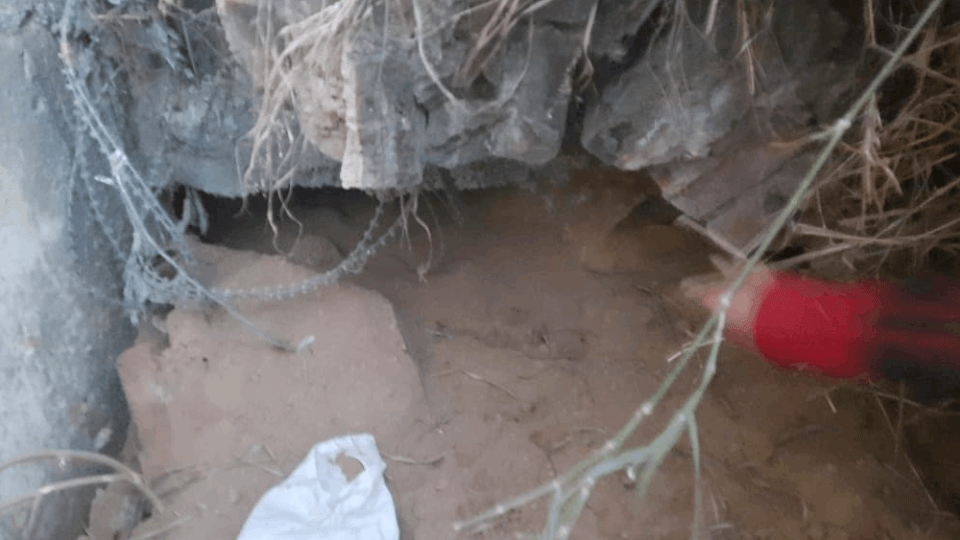 Attempt to steal by digging a pit under wall of Hindon Air Force in Ghaziabad