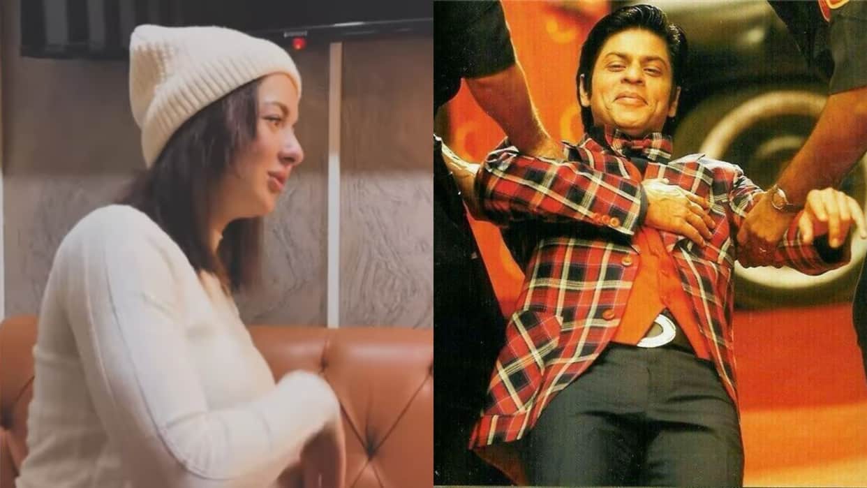 Hania Aamir Pakistani Actress Sing Dunki star Shah Rukh Khan film Om Shanti Om Song video goes viral internet