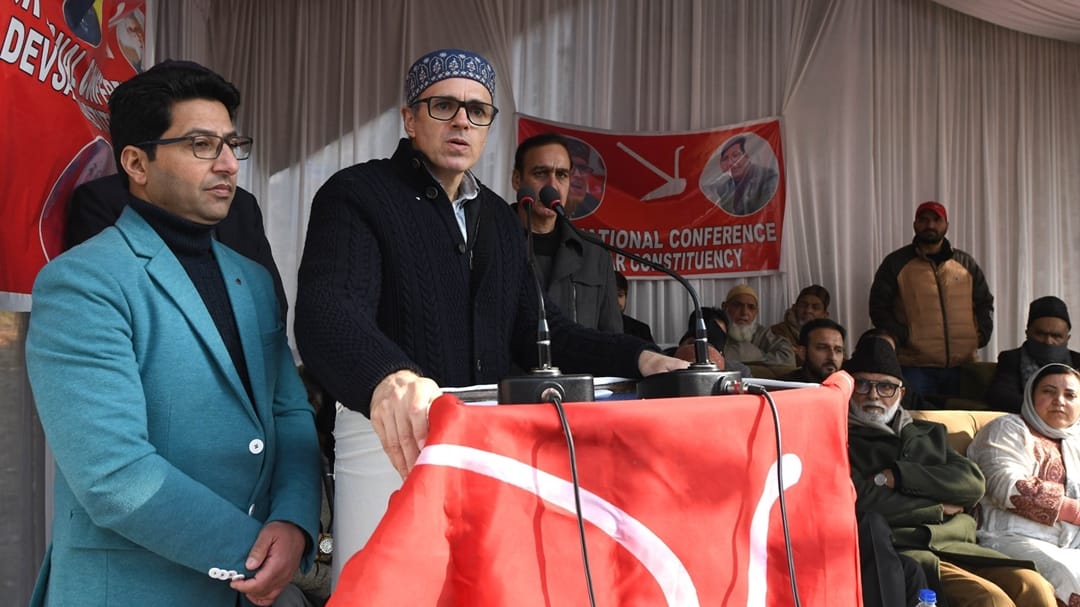 Baramulla: Omar abdullah said We will fight peacefully for our identity