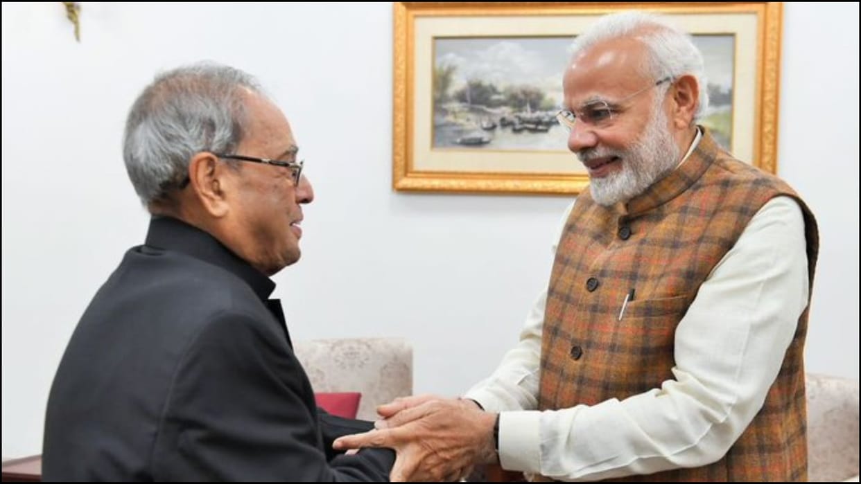 PM Modi pays tribute on birth diversionary of former President of india pranabb mukherjee