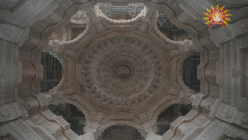 Beautiful artworks made in interior of Shri Ram Janmabhoomi Temple