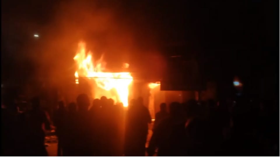 A massive fire broke out in a school dormitory in china, at least 13 children died