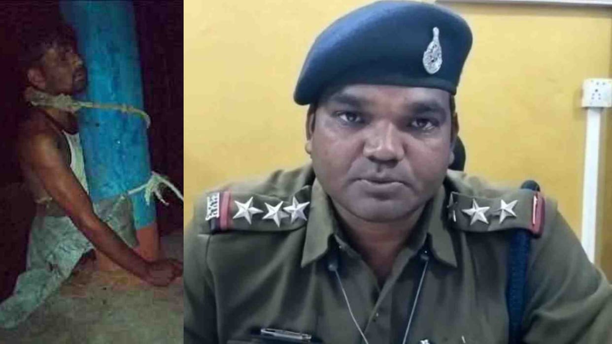 Young man tied to a pillar and beaten in Rajgarh