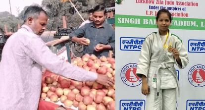 UP: कानपुर की बेटी जूडो में जीत रही है सोना, पिता लगाते हैं फल का ठेला, बोली- भाई को देखकर चढ़ा खेलने का शौक Kanpurs daughter is winning gold in judo, father runs a fruit stall, she said after seeing her brother got in