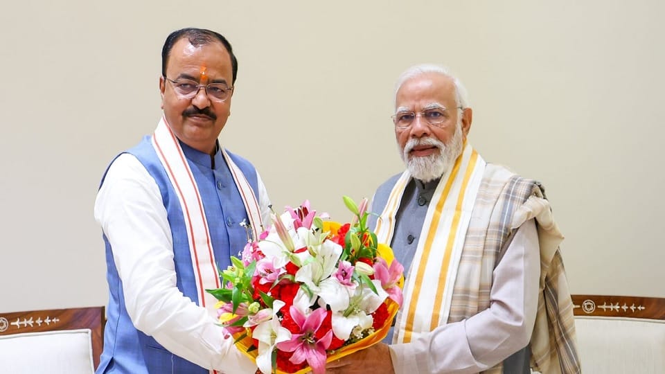 Deputy Chief Minister Keshav Prasad Maurya met Prime Minister Narendra Modi
