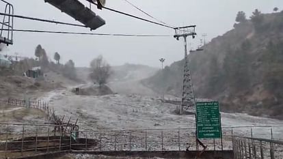 Uttarakhand Weather Heavy snowfall in Auli Harshil and kedarnath badrinath Hilly area Photos