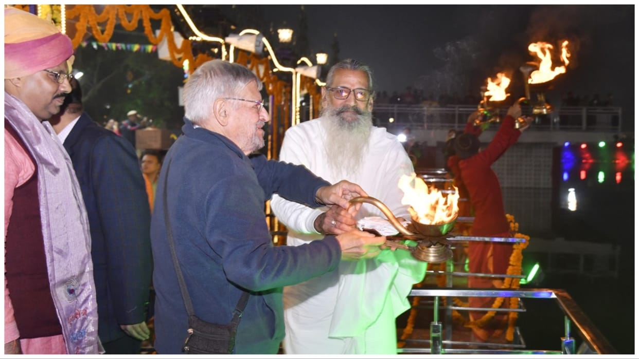 Geeta Mahotsav: Nobel Peace Prize winner Dr. Redecker from France arrived in Dharmanagari