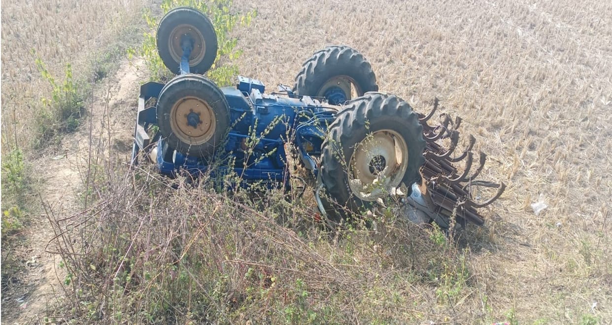 Driver dies on the spot due to getting crushed in tractor engine
