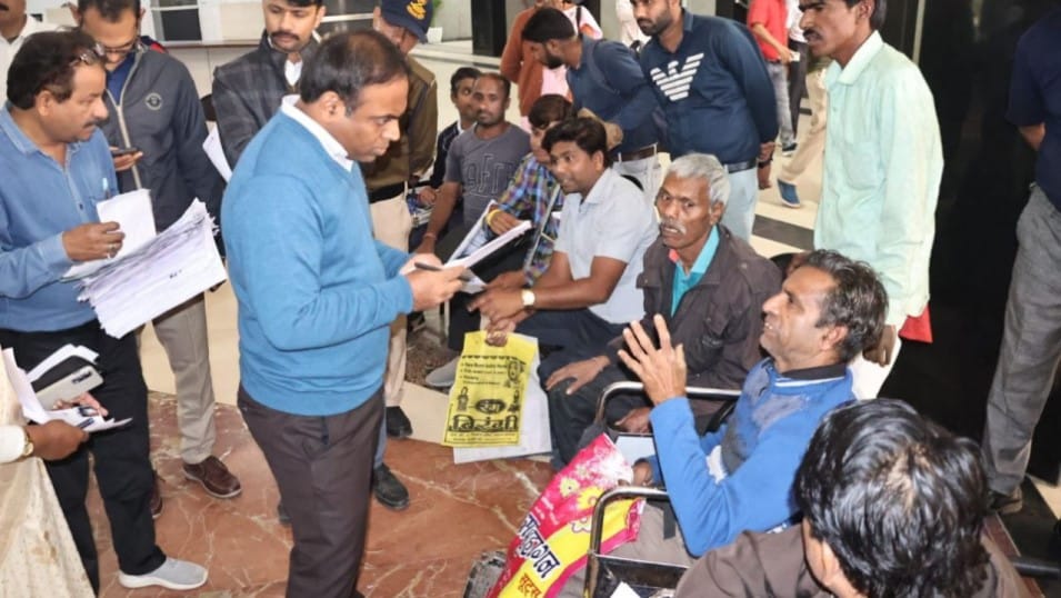 Indore Collector approved retrofitting scooty for 62 disabled people in a single day