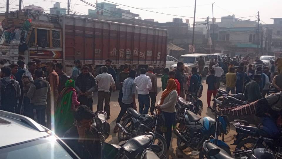 Greater Noida Bike hit by roadways bus three killed