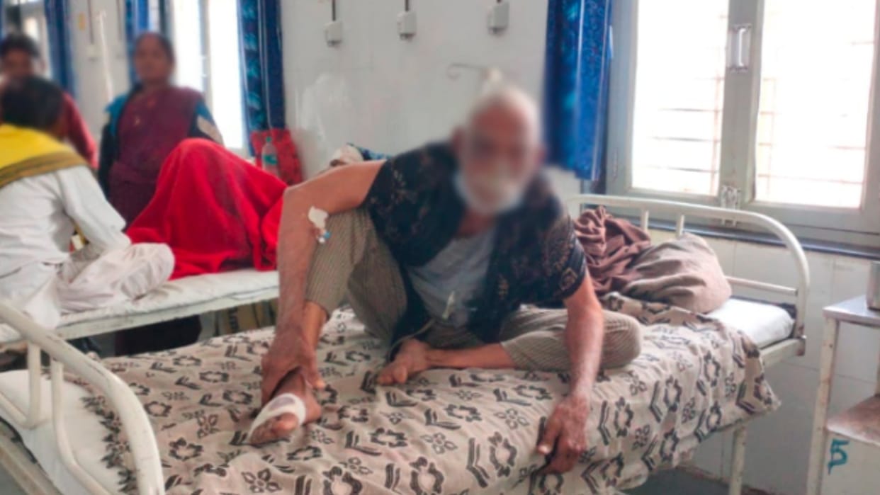 Betul: son beat elderly parents, when asked for water, made them drink urine
