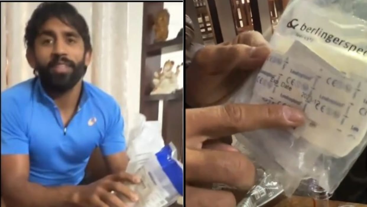 Bajrang Punia said NADA team reached for dope test with expiry date kit