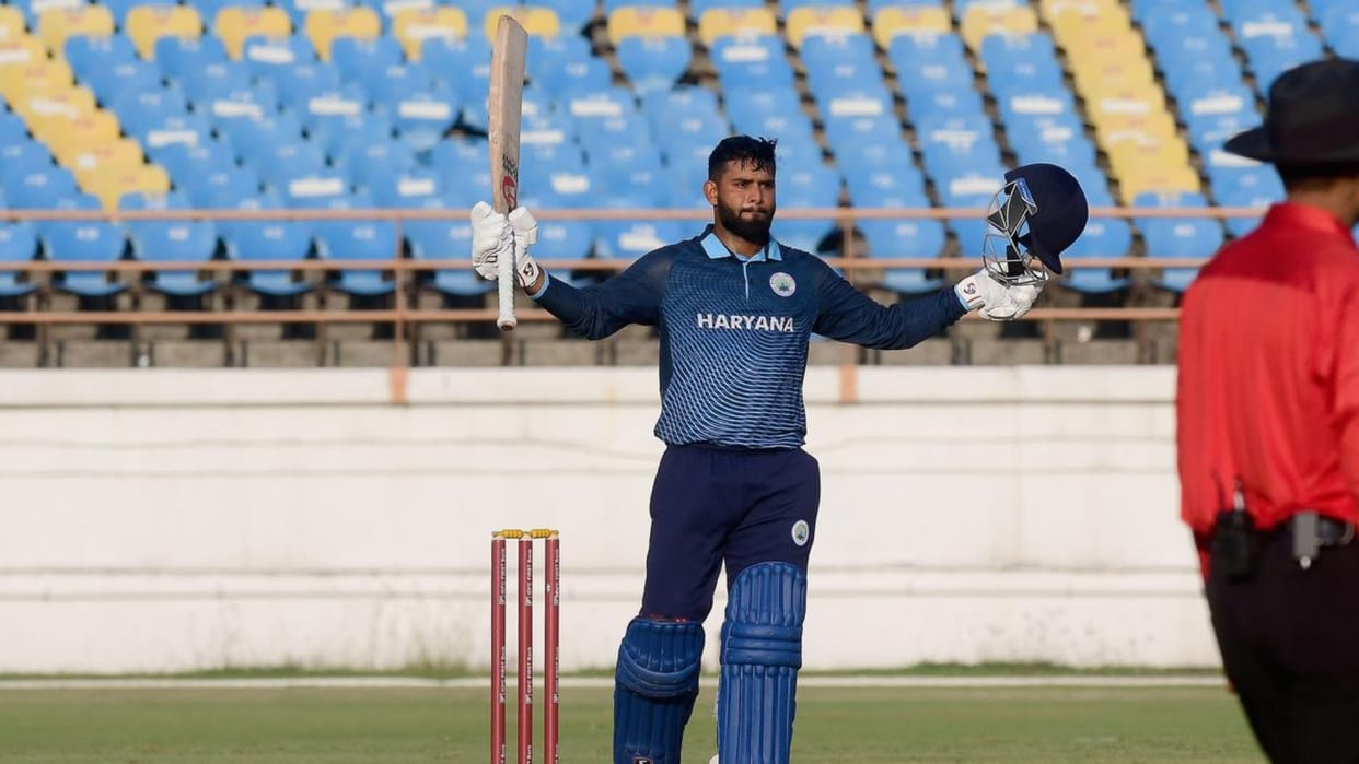 Haryana made it to finals of Vijay Hazare Trophy defeated Tamil Nadu in semi-finals Himanshu Rana hits century