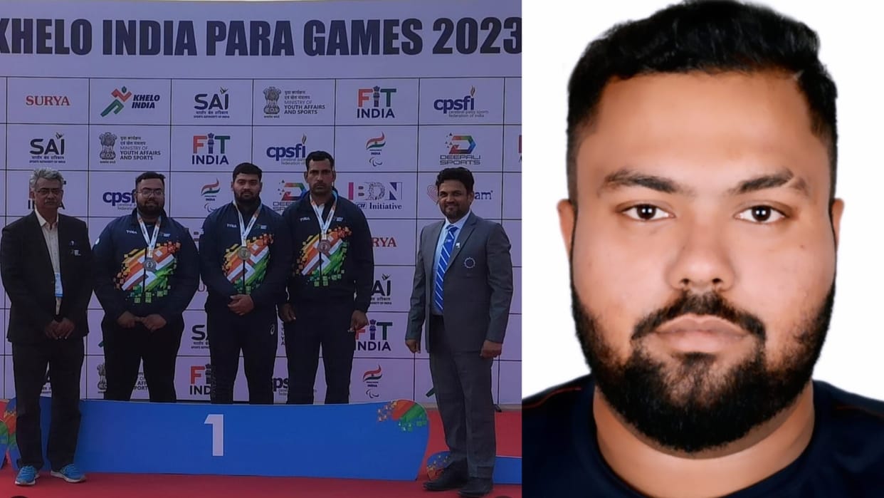 Khelo India Para Games: Mayank won silver medal in shot put