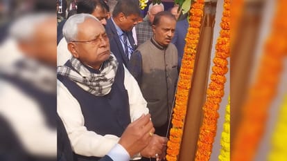 Sitamarhi: CM Nitish laid foundation stone for development works of Dekuli Dham and Punaura Dham complex