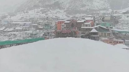 चारों धामों में बर्फबारी: खूबसूरत बर्फीली वादियों से नजर नहीं हटेगी...क्रिसमस-नए साल के लिए कर सकते हैं प्लान Snowfall in Char Dham Badrinath Kedarnath Hemkund Valley of Flowers and Auli covered in snow Watch Photos