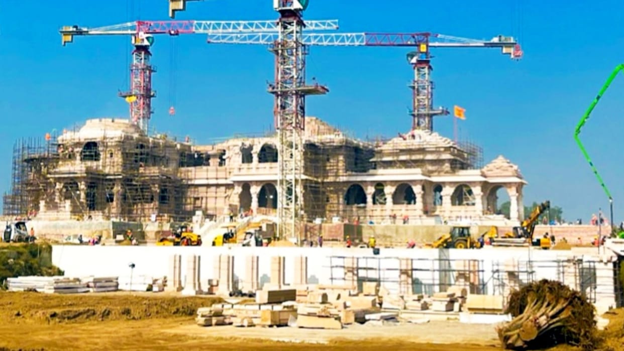 See how much money have been spend on ram temple in Ayodhya.