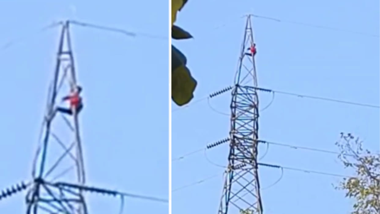 Chhindwara: Unable to fulfill his wish to marry his girlfriend, a young man climbed the electricity tower
