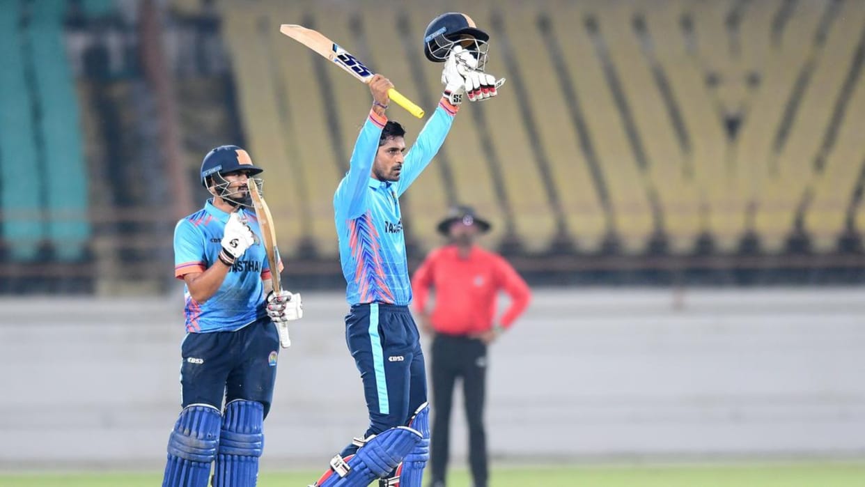Vijay Hazare Trophy 2023 Rajasthan reached final after defeating Karnataka will compete with Haryana
