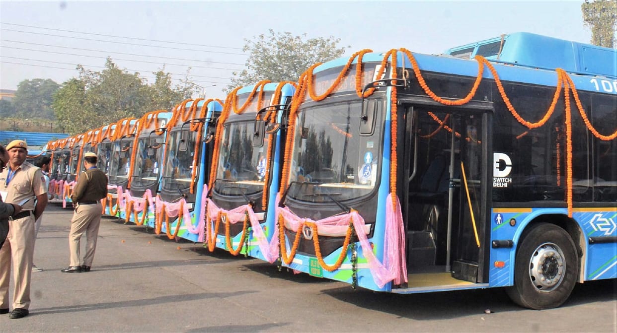 Delhi gets another 500 electric buses, taking number to 1300 in city