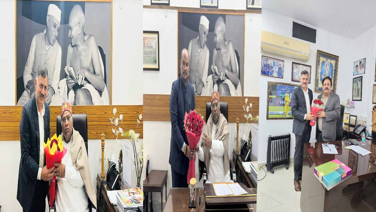 Dharmani and Goma met Kharge, Venugopal and Rajiv Shukla