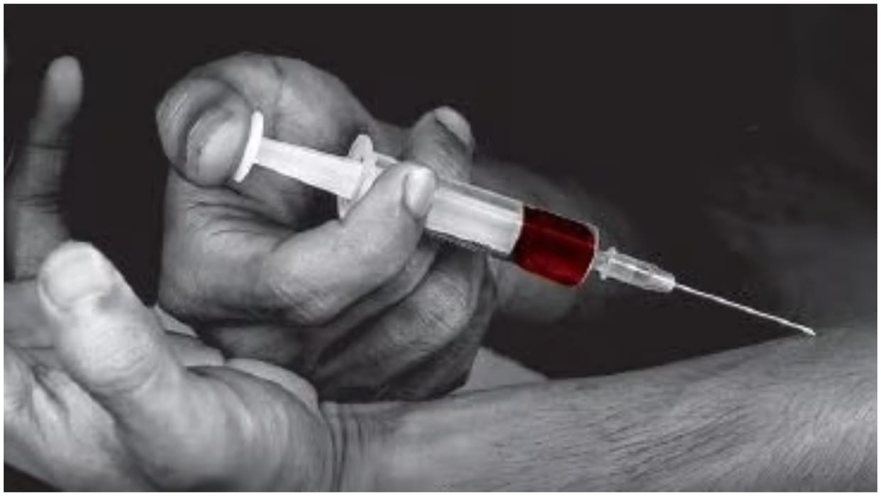 91 percent injection is used for drug addiction Almost every second person infected with hepatitis C