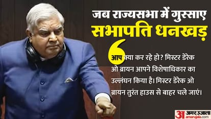 TMC MP Derek O Brien suspended from Rajya Sabha after Ruckus over Parliament security Breach news in hindi