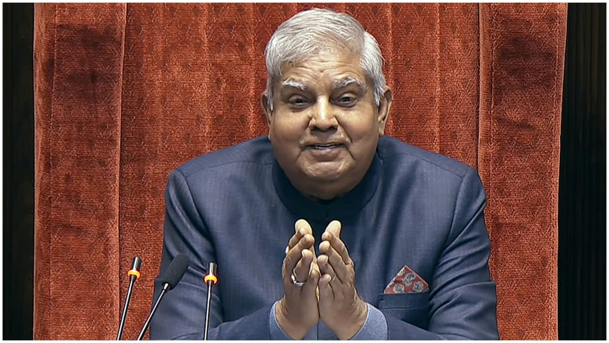 V-P Dhankhar writes to Kharge again, invites him to residence on Christmas Day