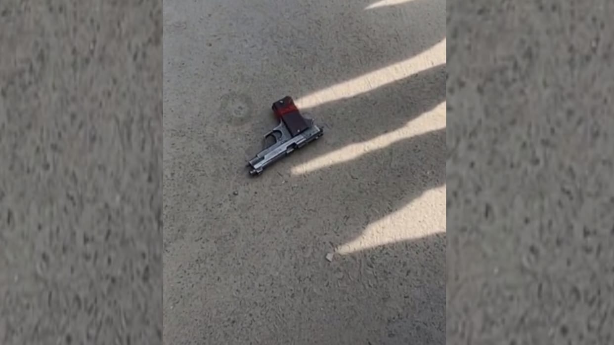 A pistol found on road in Indira Nagar sector in Lucknow.