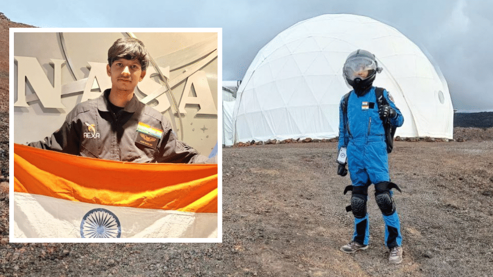 aagam jain selected in nasa project