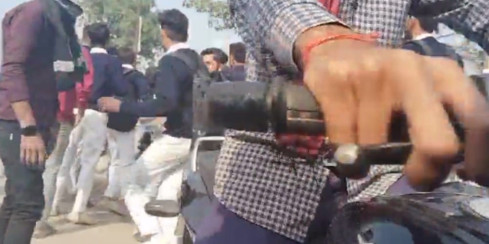A video of beating student went viral on social media.