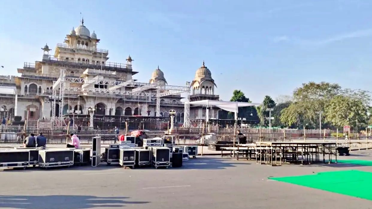Bhajan Lal Sharma will take oath as cm in albert hall where kings and emperors once lived