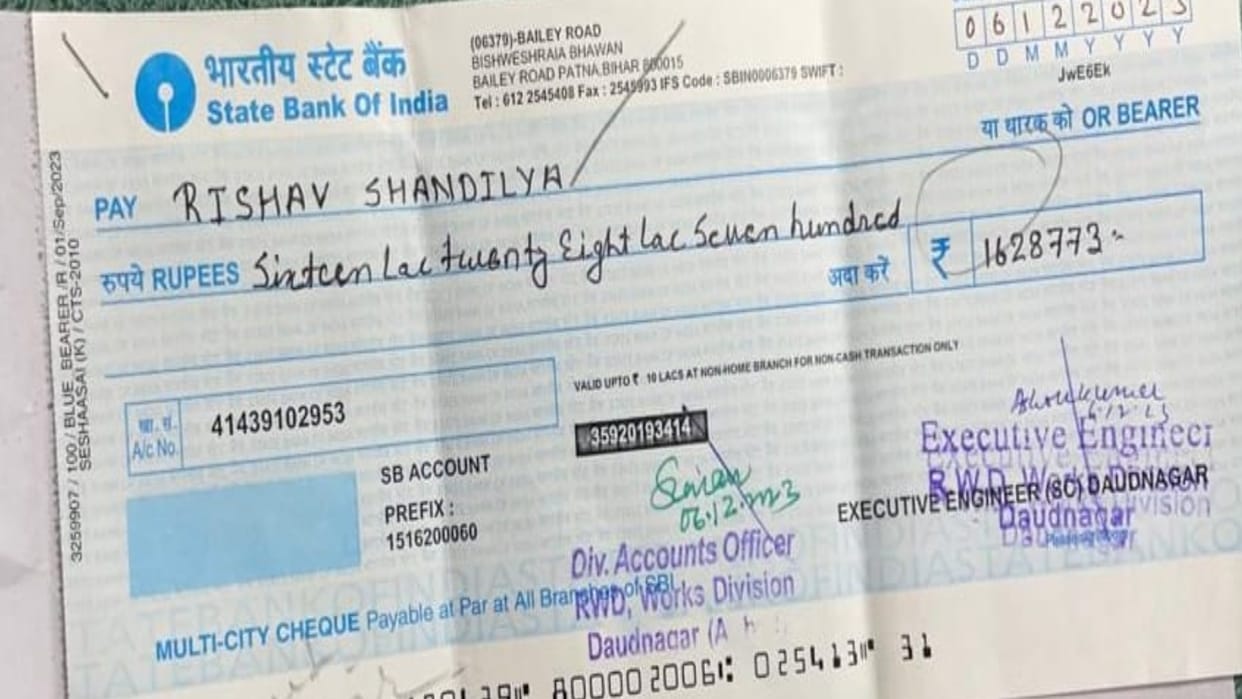 A case of negligence came to light in the Rural Works Department in Aurangabad.