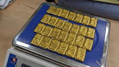 बरामद सोने के बिस्कुट