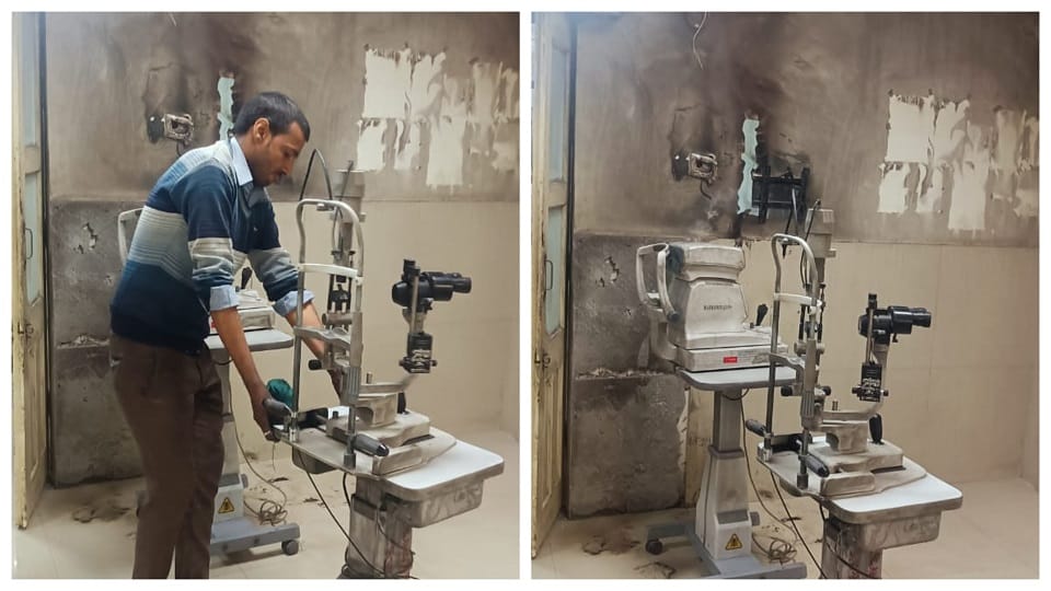 Fire breaks out in SN's ophthalmology department creates chaos