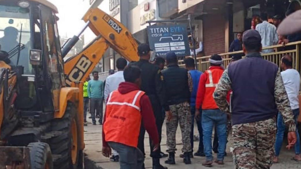 Gorakhnath Temple Road 42 marked possessions demolished by bulldozers
