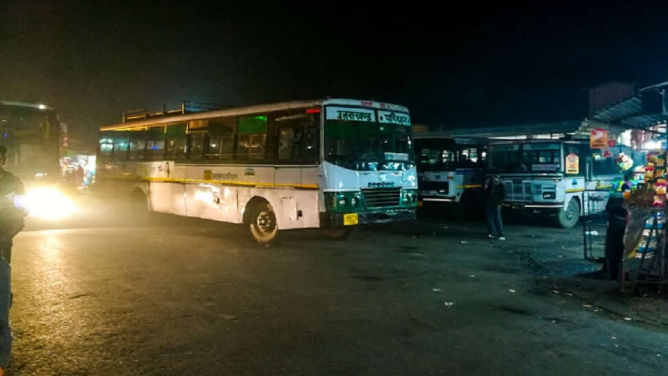Police patrol not seen at any intersection except Kathgodam haldwani