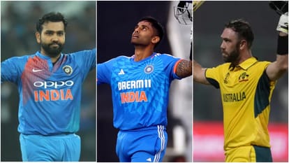 AUS vs WI: Glenn Maxwell scored 120* runs in 55 balls; Equaled Rohit record of five T20I centuries