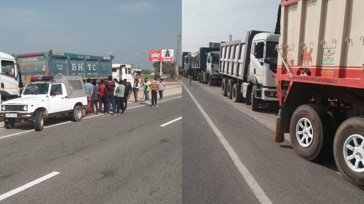 Narnaul: Overloaded 10 vehicles seized, fine of Rs 2.63 lakh