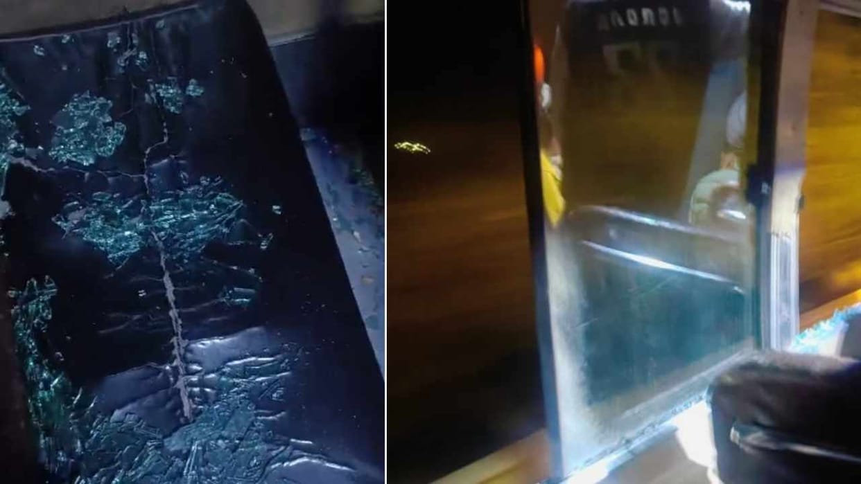 Youth pelted stones at private bus in Kapurthala